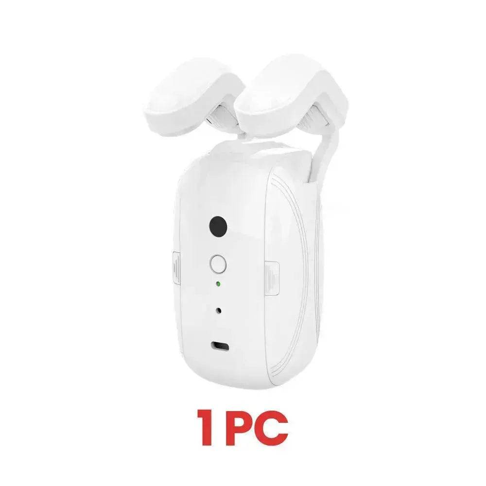 Smart Intelligent Curtain Opener Robot Motor BT Voice Control Switch Electric Curtain Robot APP Control Timer Setup Compatible with Home for Roman Rod