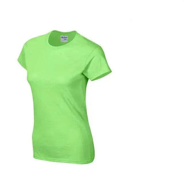 Solid color women's short-sleeved T-shirt combed cotton bottoming shirt advertising shirt custom - Velora