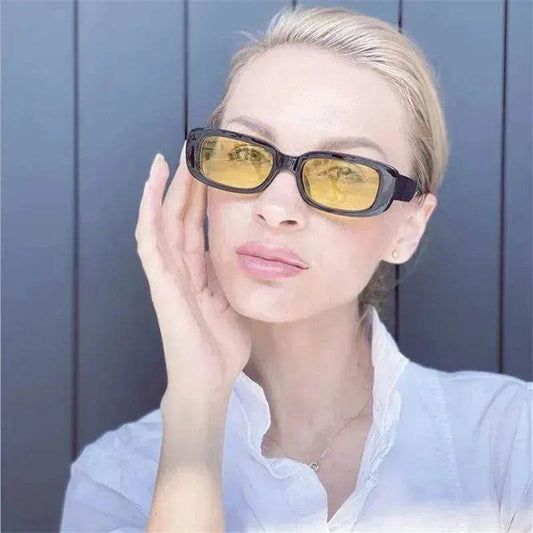 Square-rimmed Glasses Thick Frame Women's Fashion Sunglasses - Velora