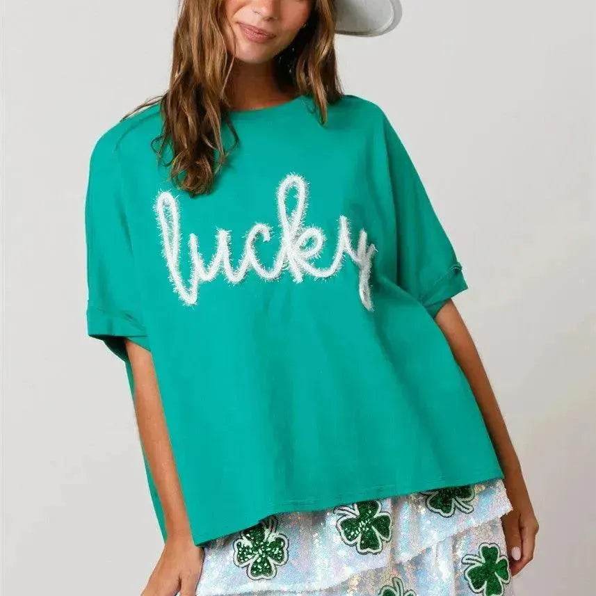 St Patrick Top Loose T-shirt For Women - Velora