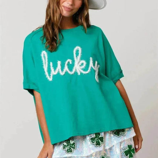 St Patrick Top Loose T-shirt For Women - Velora