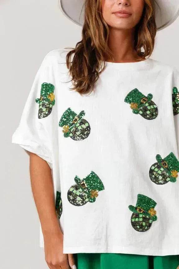 St Patrick Top Loose T-shirt For Women - Velora