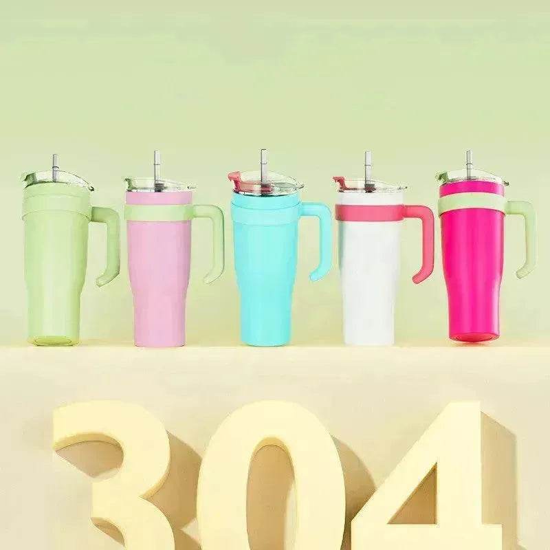 Stainless Steel Large Capacity Vacuum Insulated Straw Cup - Velora