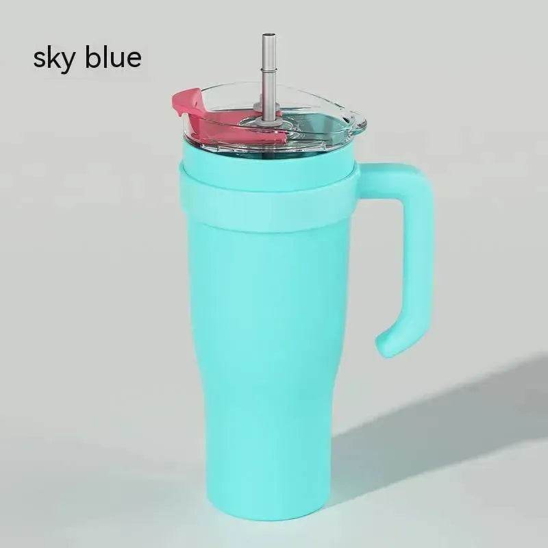 Stainless Steel Large Capacity Vacuum Insulated Straw Cup - Velora