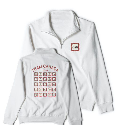 CANADA STAMP 1/4 ZIP (UNISEX) - Velora