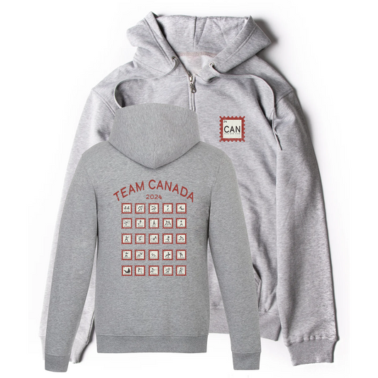 CANADA STAMP ZIP-UP (UNISEX) - Velora