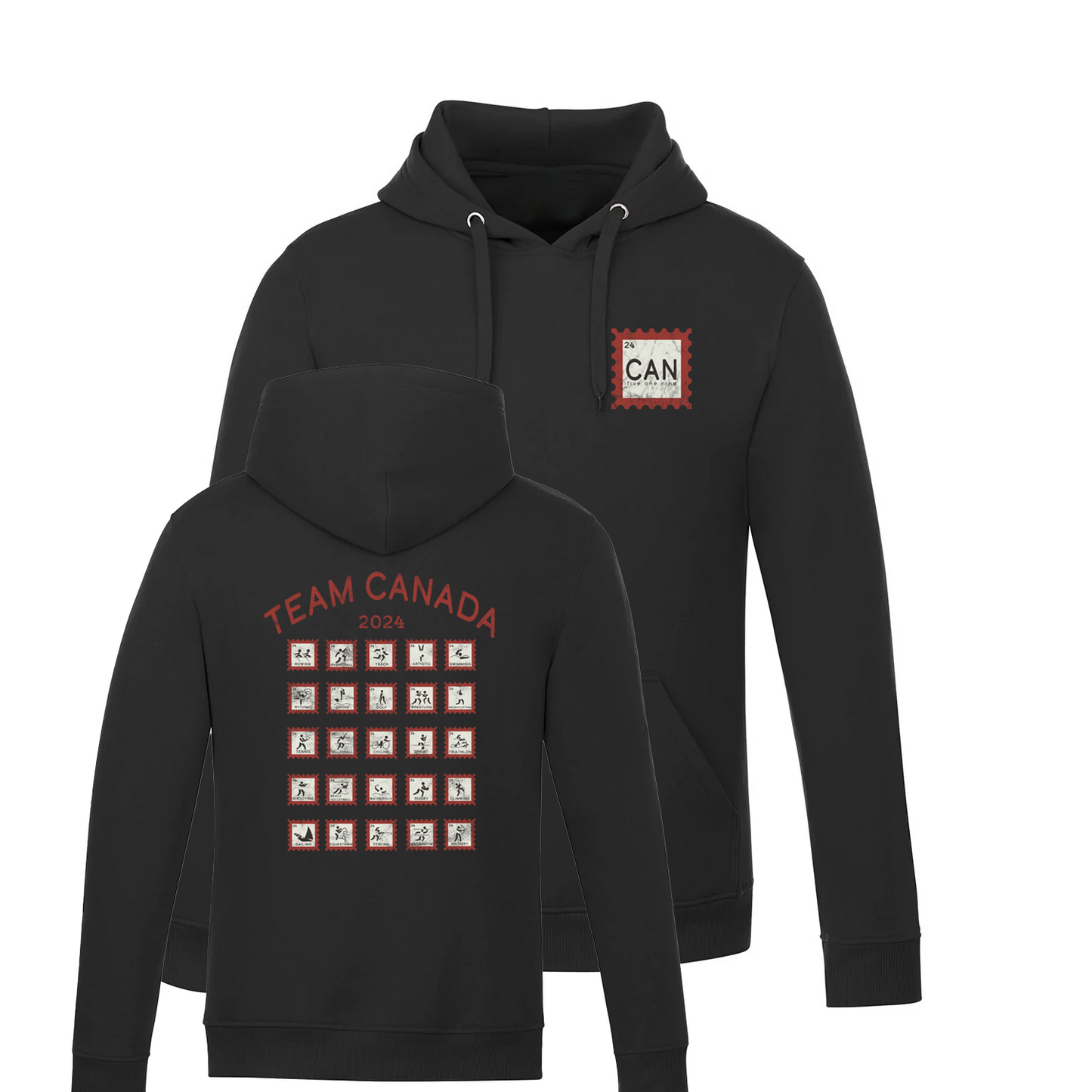 CANADA STAMP HOODIE (YOUTH) - Velora