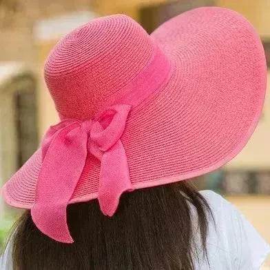 Summer Korean version of the tide hat female folding summer beach hat sun hat - Velora