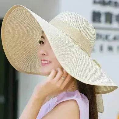 Summer Korean version of the tide hat female folding summer beach hat sun hat - Velora