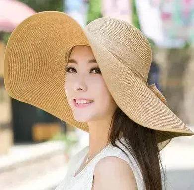 Summer Korean version of the tide hat female folding summer beach hat sun hat - Velora