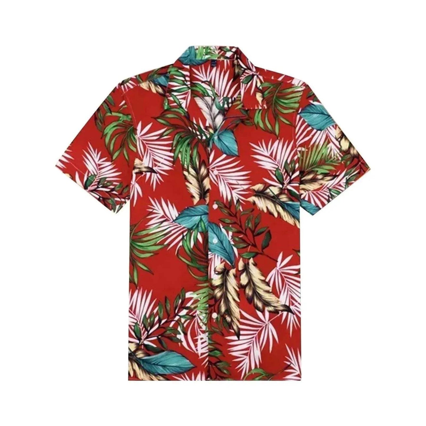 Summer Men's Hawaiian 3D Digital Printing Shirt Short Sleeve - Velora