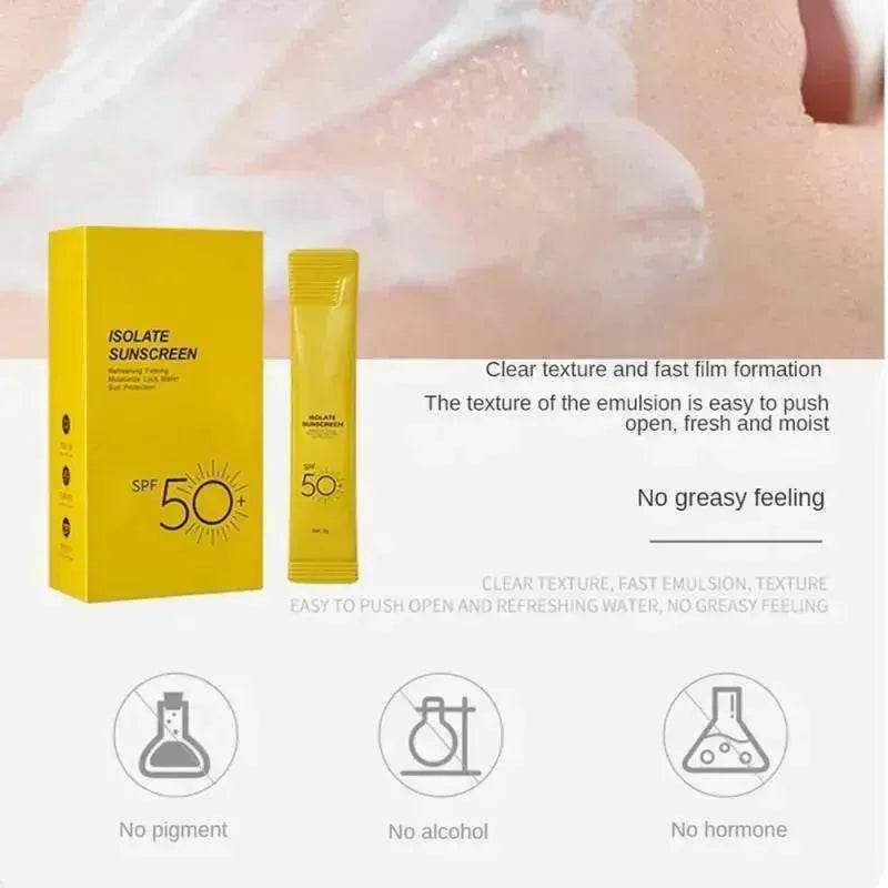 Sunscreen Face UV Protection Isolation Summer Male And Female Students Military Training Sunscreen Lotion - Velora
