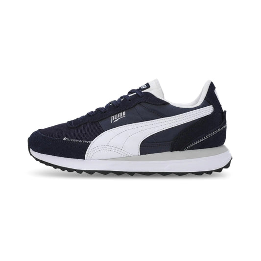 PUMA Men's Road Rider Sneakers in Navy/White