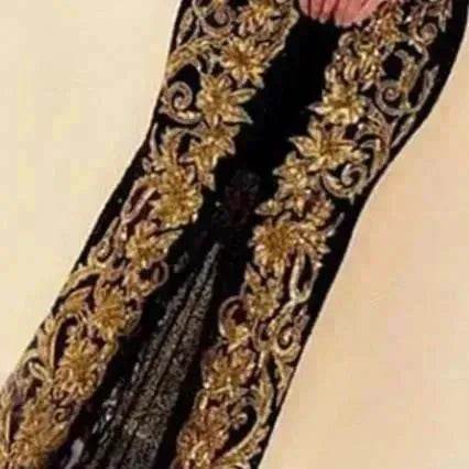 Temperament Commute Long Sleeve Sequins Dress for Cocktail Party - Velora