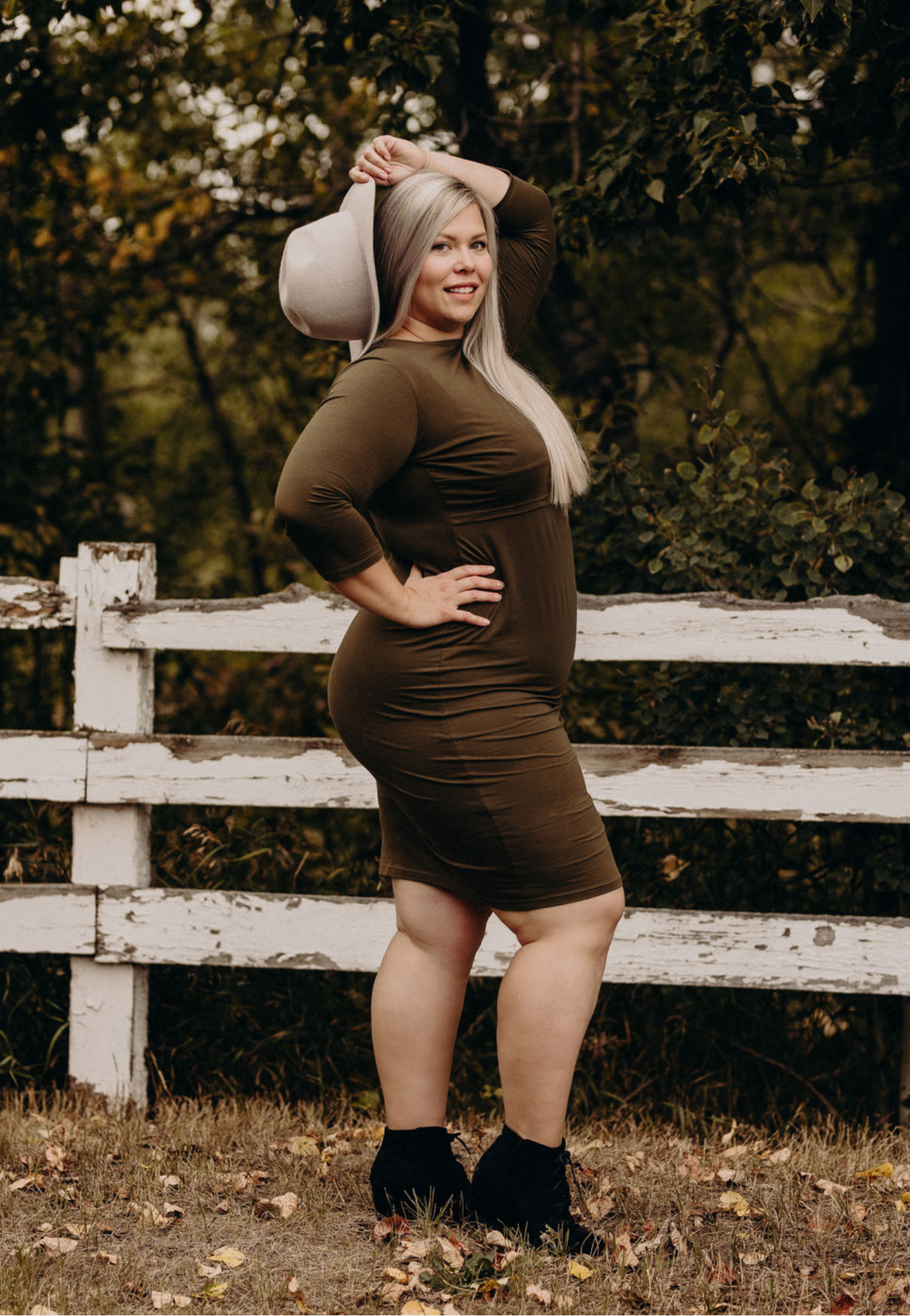 Taryn 3/4 Sleeve Maternity and Nursing Dress - Velora Luxury Fashion