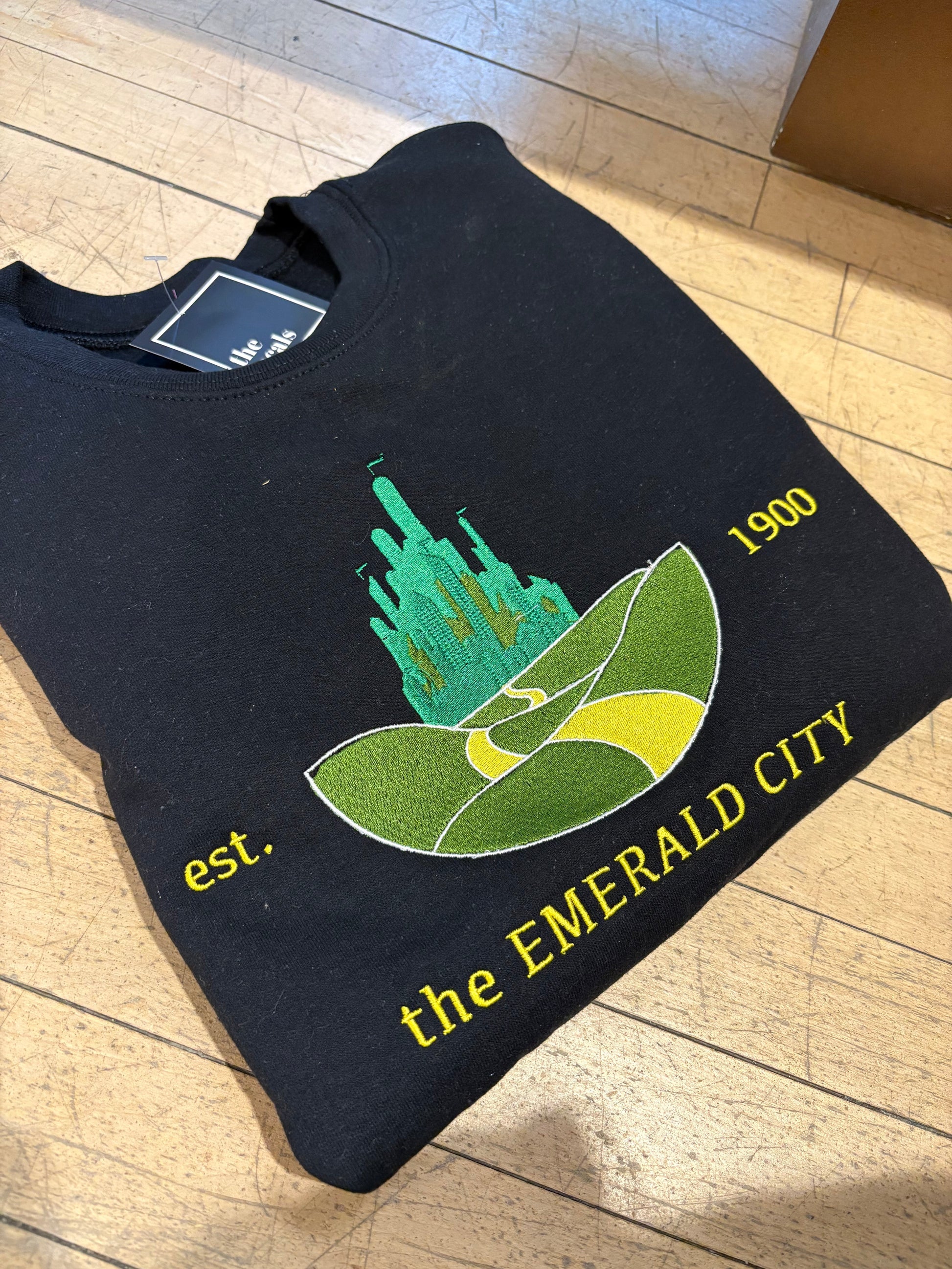 the EMERALD CITY crewneck sweater - Velora Luxury Fashion