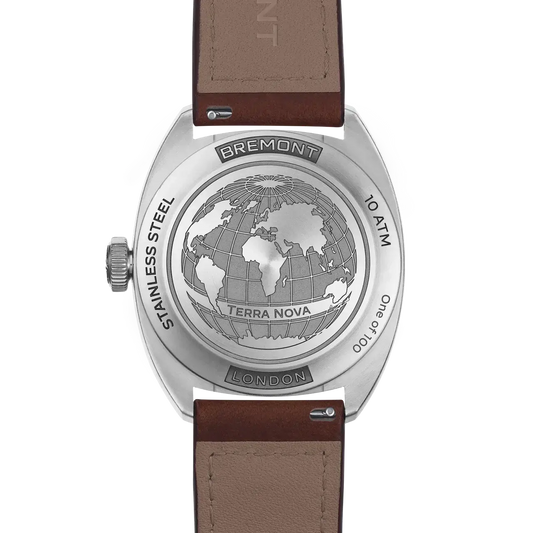 Bremont Terra Nova 40.5 Date 'Caramel' TN40-DT-SS-BR-L-S - Velora