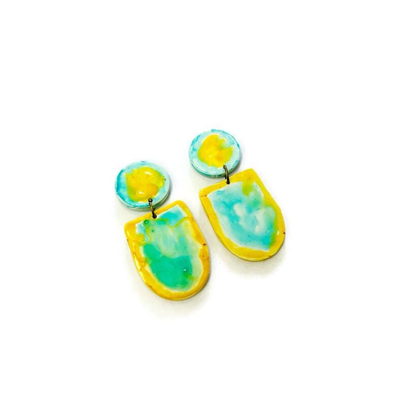 Two Tone Necklace & Earring Set Handmade - Velora Luxury Fashion