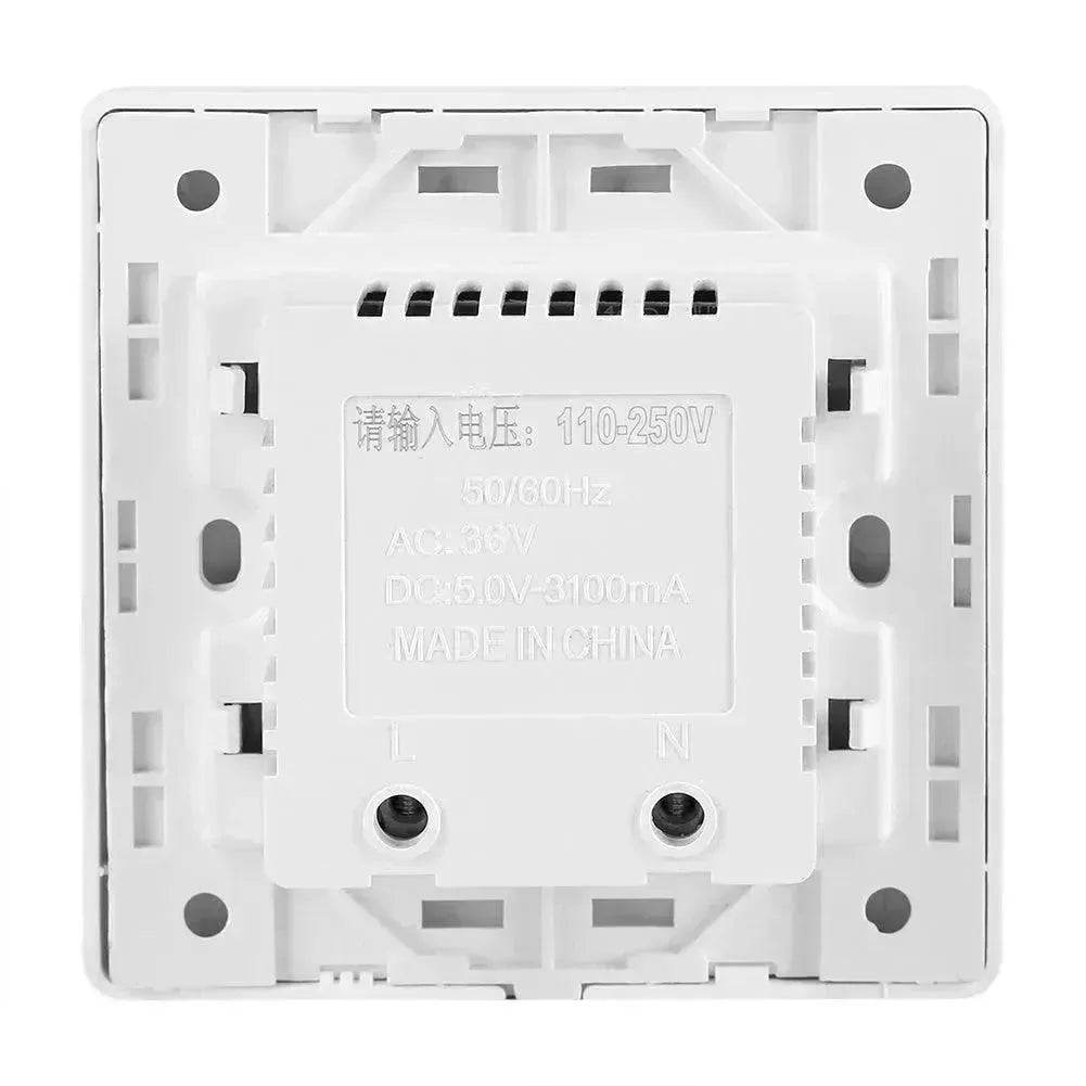 USB charging wall socket panel - Velora
