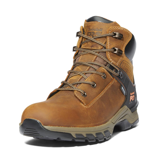 Timberland PRO Mens Hypercharge 6 Inch Soft Toe Waterproof Industrial Work Boot Brown Distressed-2024 New 8.5
