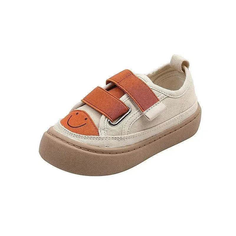 Velcro Round Head Anti-kick Soft Bottom Casual Shoes Tide - Velora