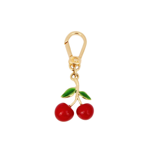 Coach Women's Gold Cherry Cluster Pendant