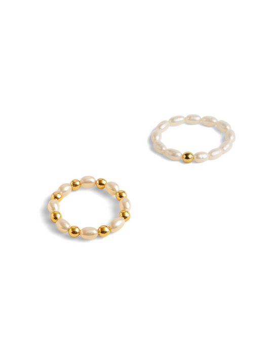 Pearl Adjustable Ring