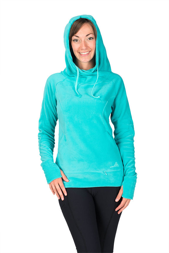 Westcomb Womens Glow Pullover Polartec Fleece Hoody Small - Velora
