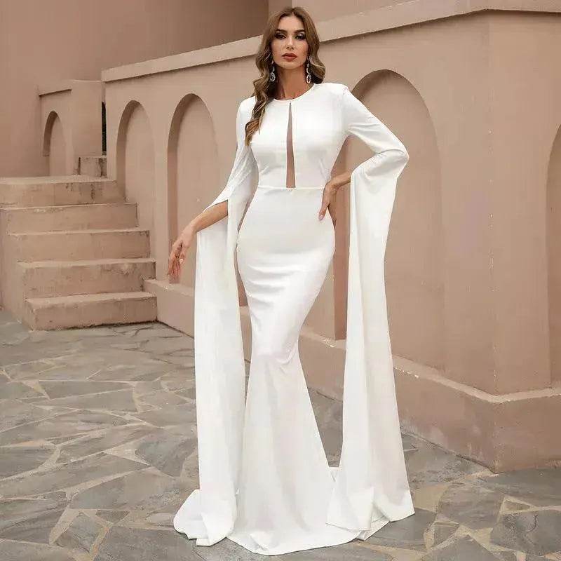 Women's European And American Long Skirt Charming Mermaid Dress Skirt Women Wedding Guest Dress - Velora