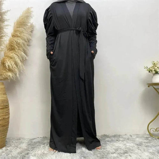 Women's Fashion Simple Solid Color Arab Cardigan - Velora