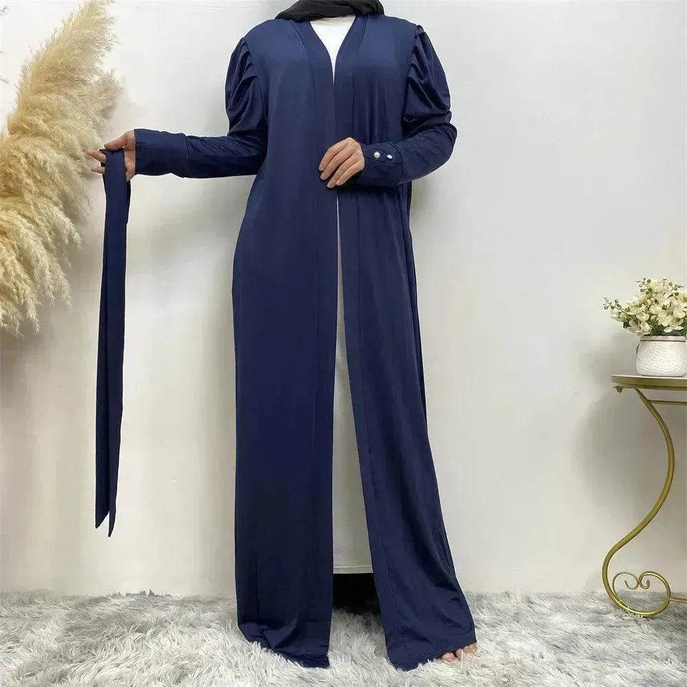 Women's Fashion Simple Solid Color Arab Cardigan - Velora