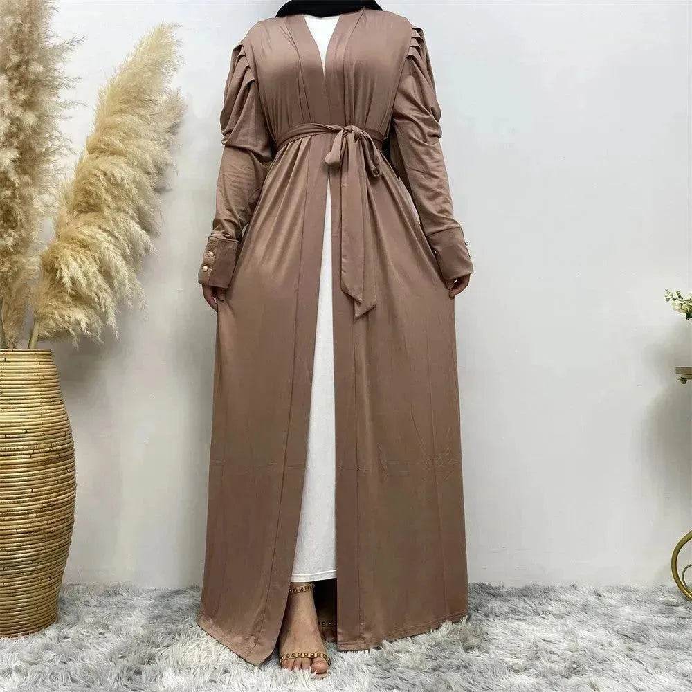 Women's Fashion Simple Solid Color Arab Cardigan - Velora