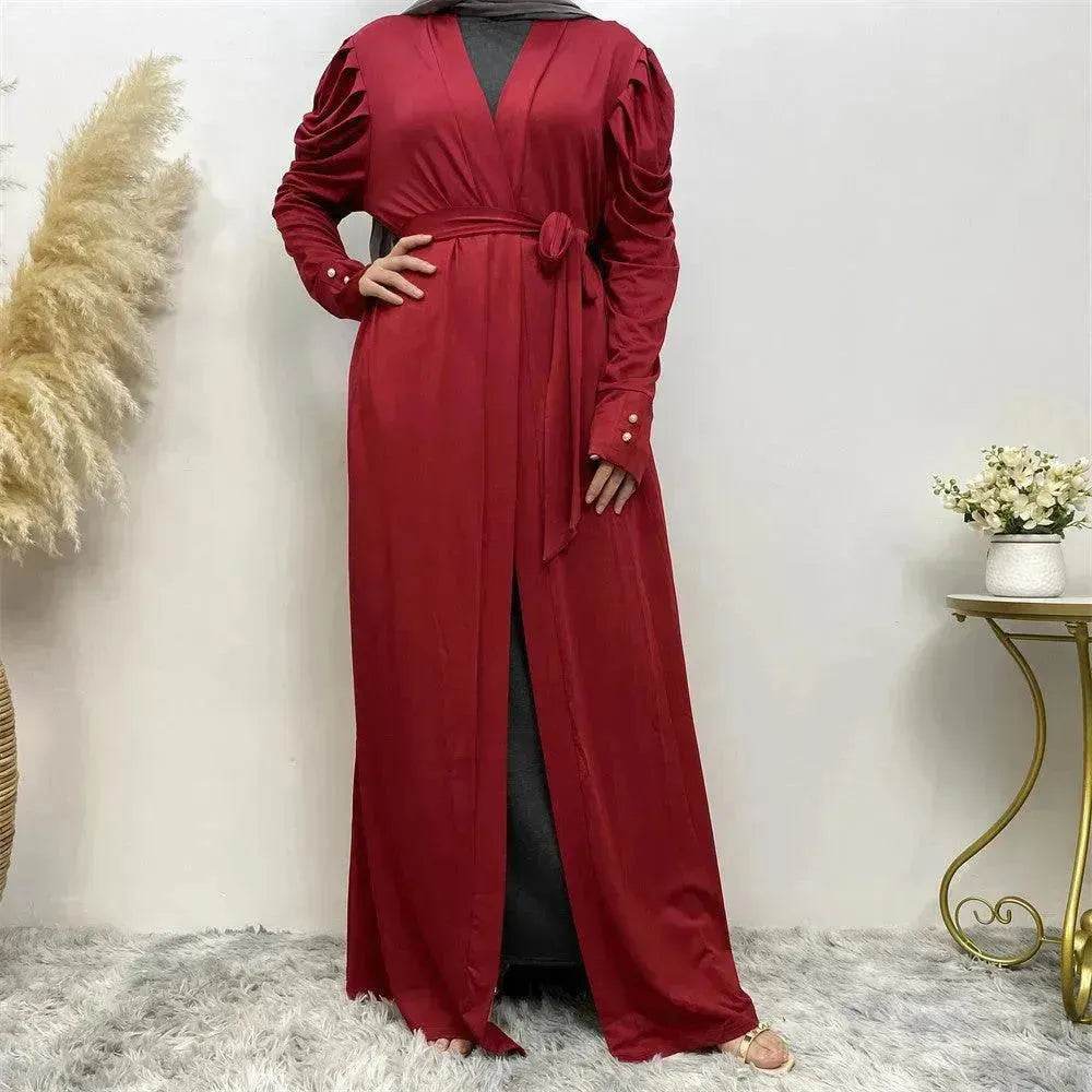 Women's Fashion Simple Solid Color Arab Cardigan - Velora