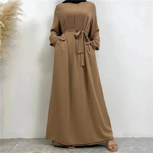 Women's Lace Up Pocket Arab  Dress EX-STOCK Canada