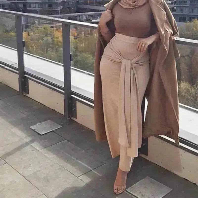 Women's Solid Color Arab  Hip Skirt EX-STOCK Canada