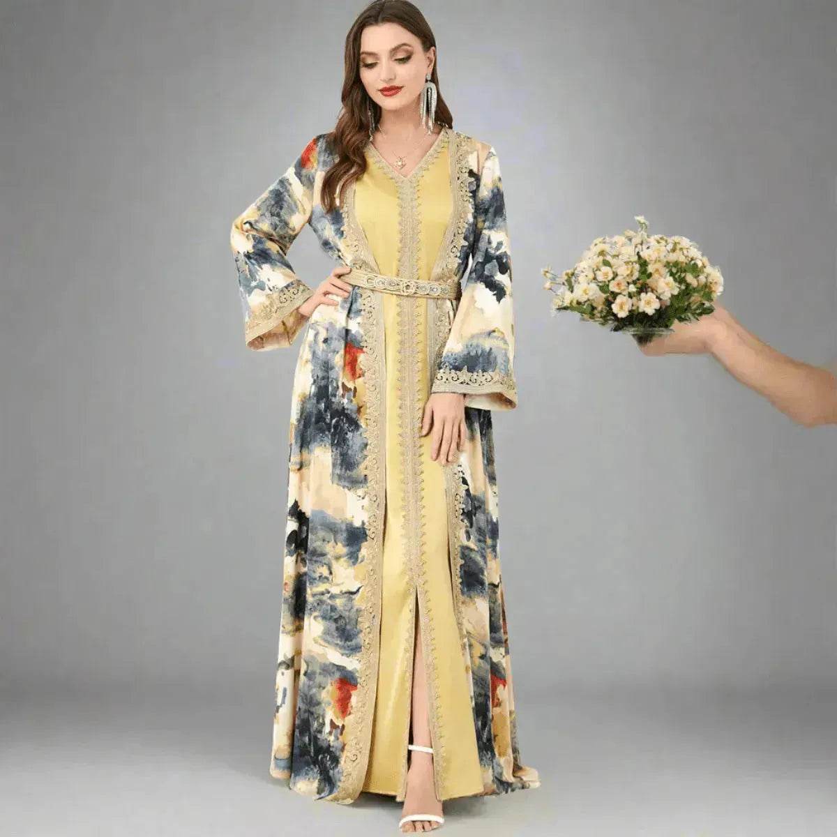 Women's Temperament Fashion Jacket Dress Two Pieces Set