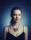 Multicolored Statement Pendant Necklace Handmade - Velora Luxury Fashion