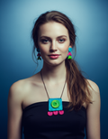 Abstract Neon Statement Jewelry Set Handmade - Velora Luxury Fashion