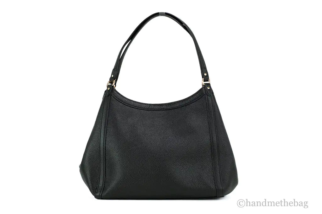 Coach (C6231) Kristy Medium Black Pebbled Leather Shoulder Bag Handbag