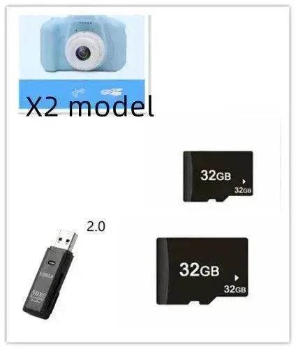 X2 HD Mini Children Cartoon Kids Digital Camera - Velora