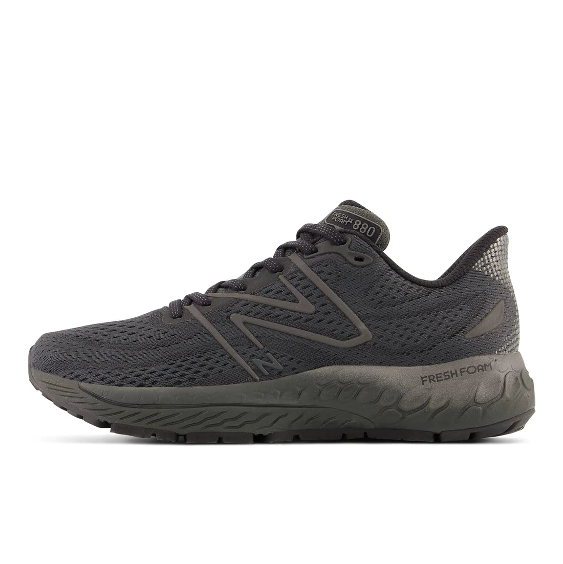 New Balance Womens Fresh Foam 880 V13 Running Shoe Blacktop/Black Metallic/Black 5 Medium