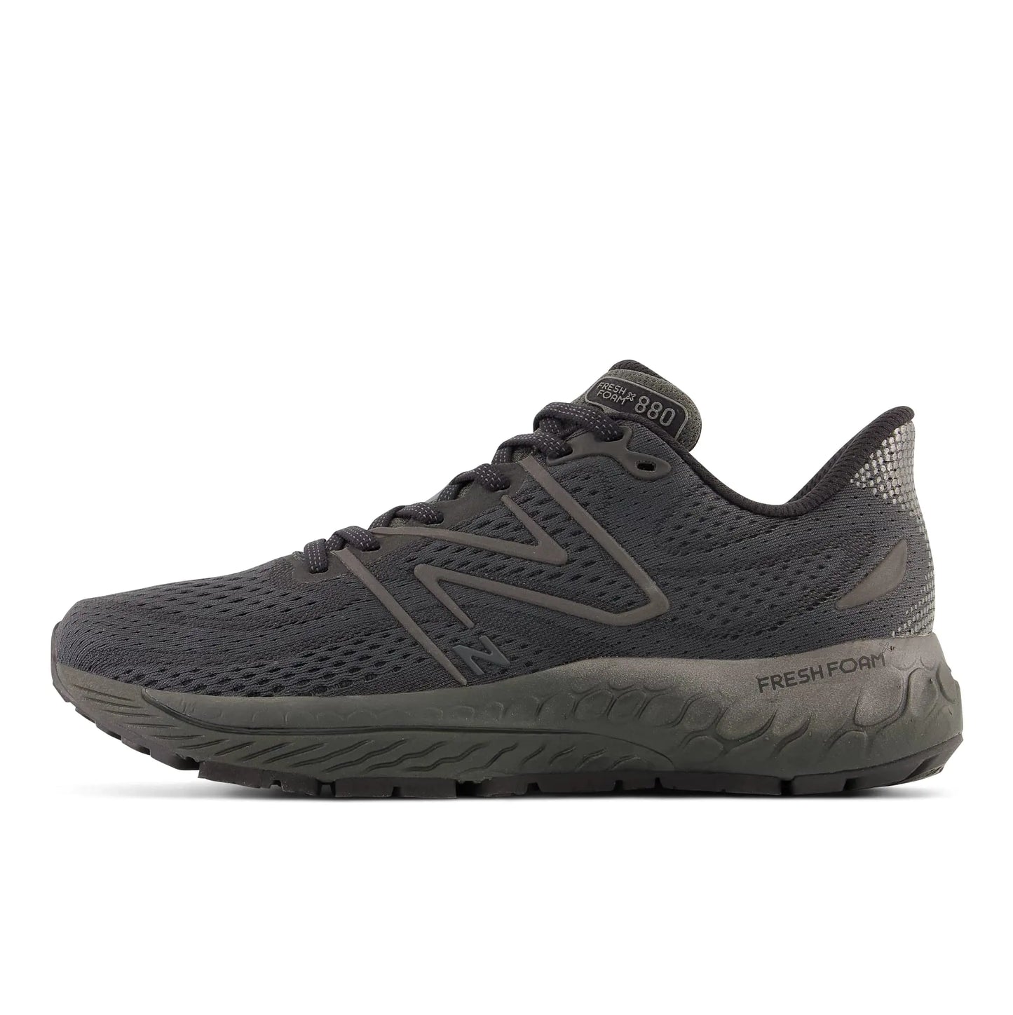 New Balance Womens Fresh Foam 880 V13 Running Shoe Blacktop/Black Metallic/Black 5 Medium