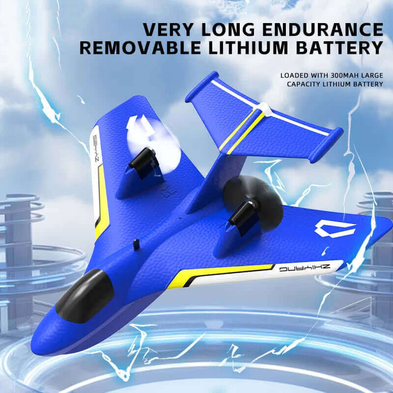 ZY-425 RC Aircraft: Durable All-Terrain Water, Land, Air Plane with LED Lights - Velora Luxury Fashion